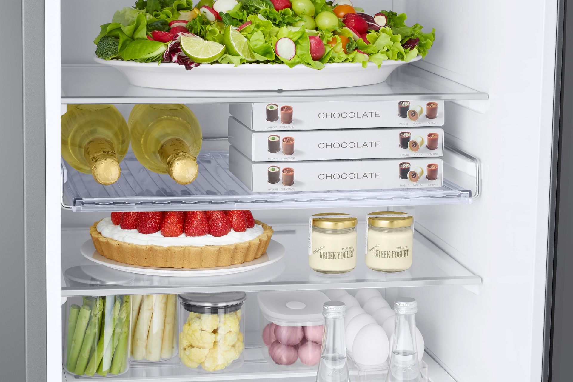 Frigorífico Combi 2m 390L y Smart AI RB38C676CS9/EF Inox