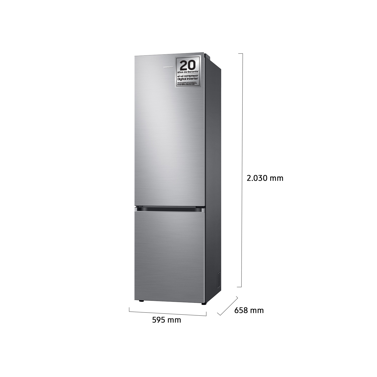 Frigorífico Combi AI 203cm 390L Clase C Inox RB38C705CS9/EF Inox