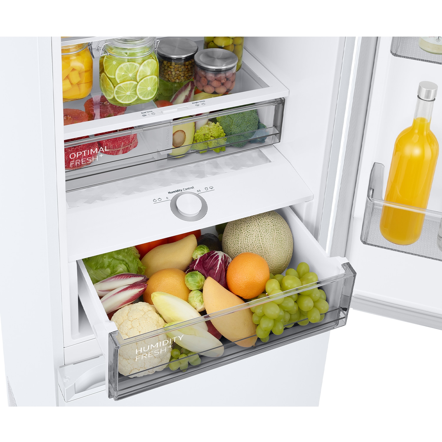 Frigorífico Combi 2m 390L blanco y Smart AI - RB38C705CWW/EF White
