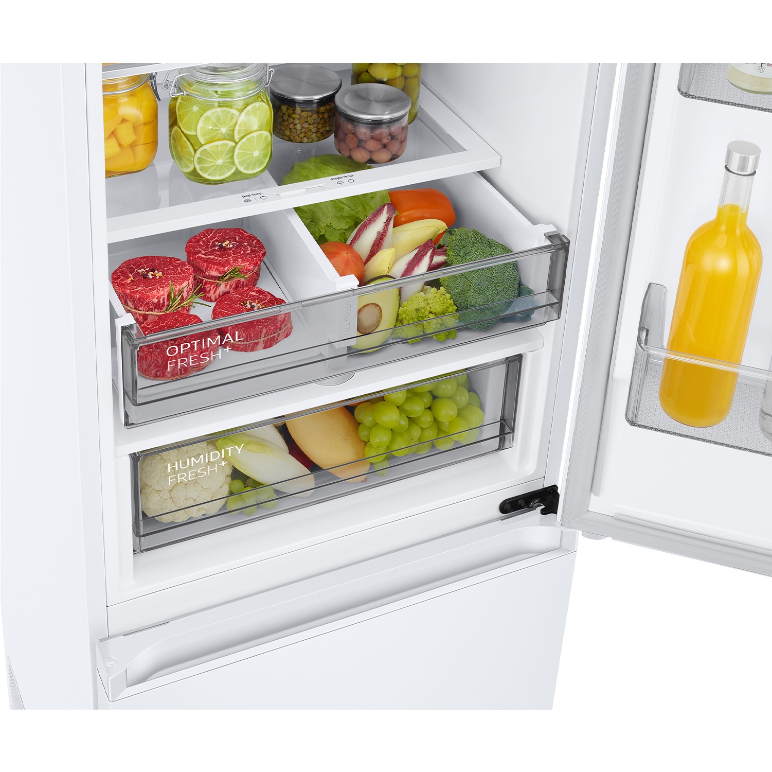 Frigorífico Combi 2m 390L blanco y Smart AI - RB38C705CWW/EF White