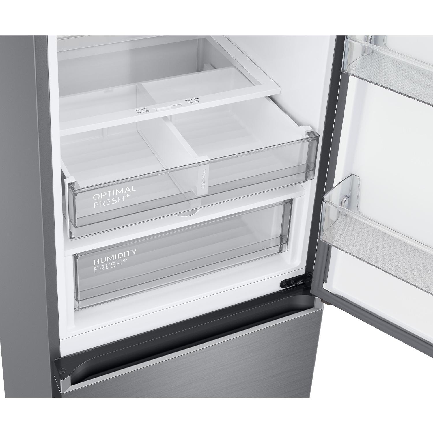 Frigorífico Combi Bespoke AI 203cm 387L Clase A Plata RB38C776ASR/EF Plata