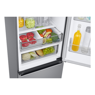 Frigorífico Combi 2m 390L Inox Clasificacion Energética D Silver