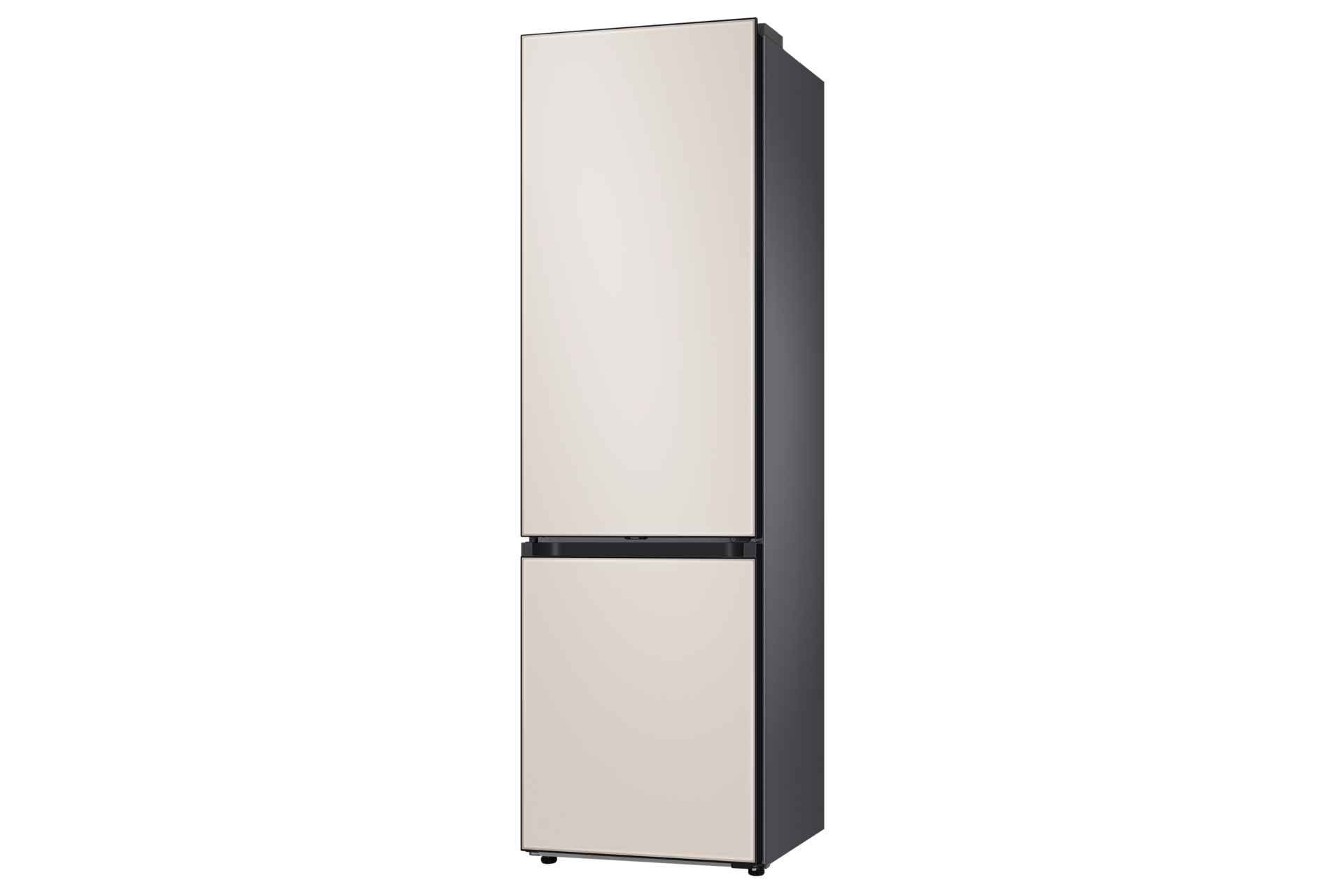 Frigorífico Bespoke 2m 390L Satin Beige Clasificación Energética D y SmartThings AI - RB38C7B5D39/EF R-Perspective Satin Beige 