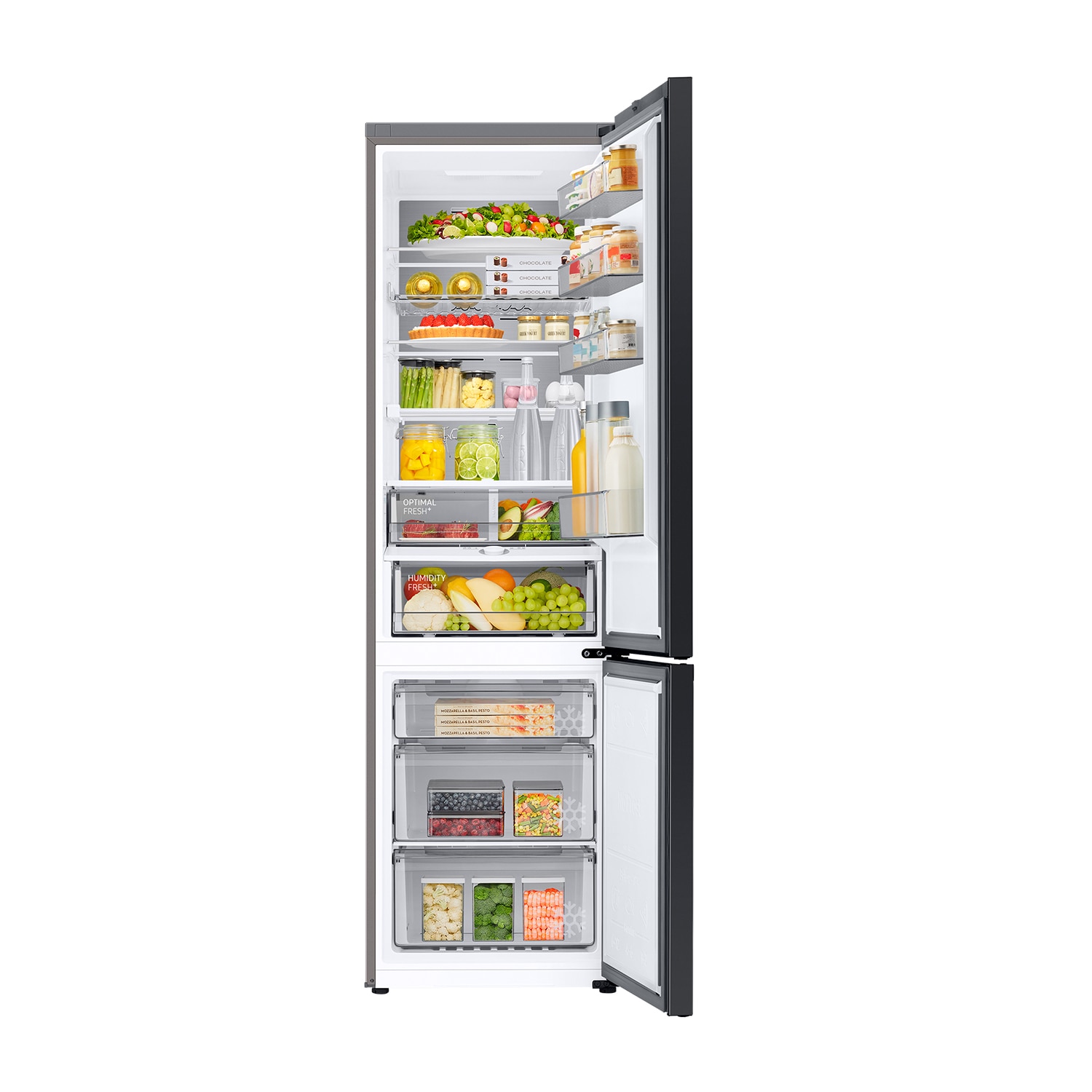 front-open-with-food Clean Black