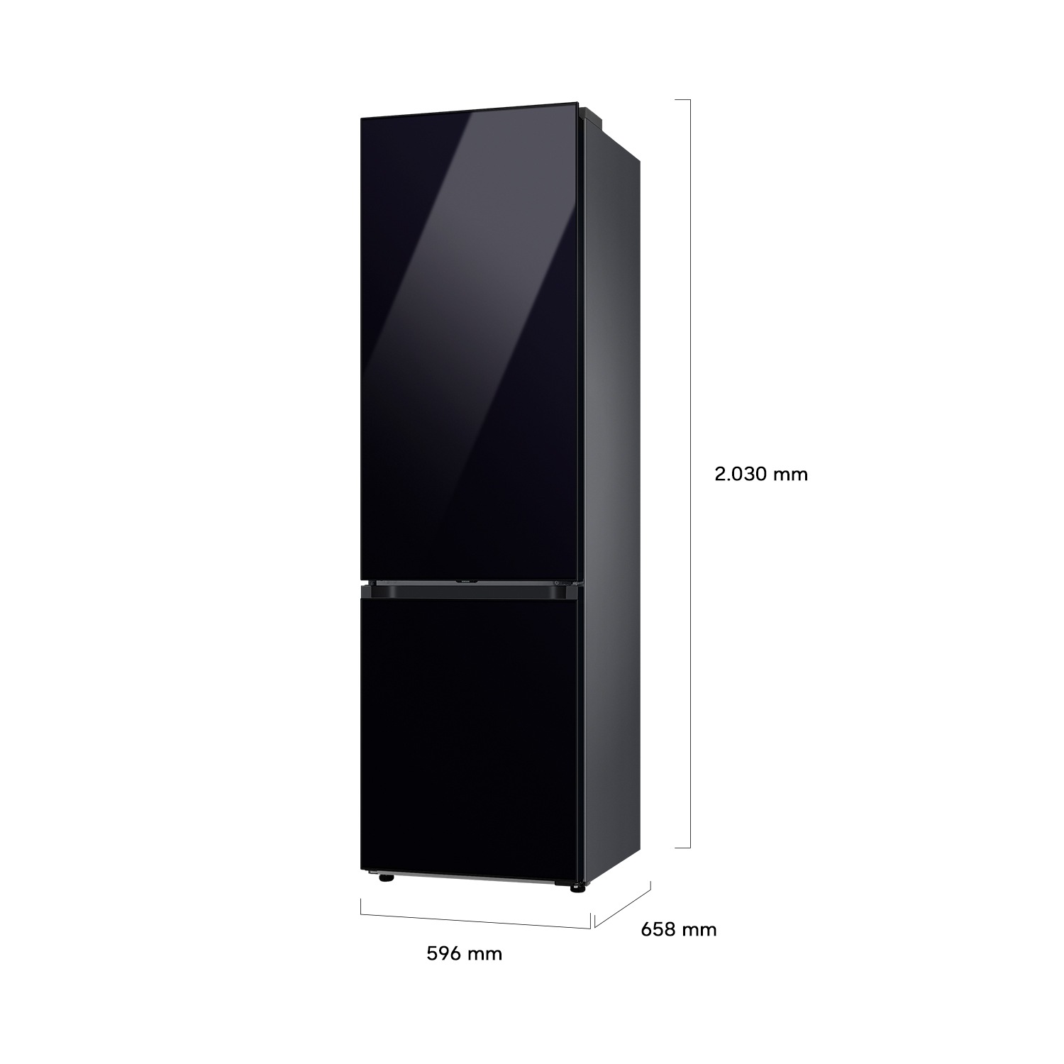 Frigorífico Combi Bespoke AI 203cm 387L Clase A Negro RB38C7B6A22/EF Negro