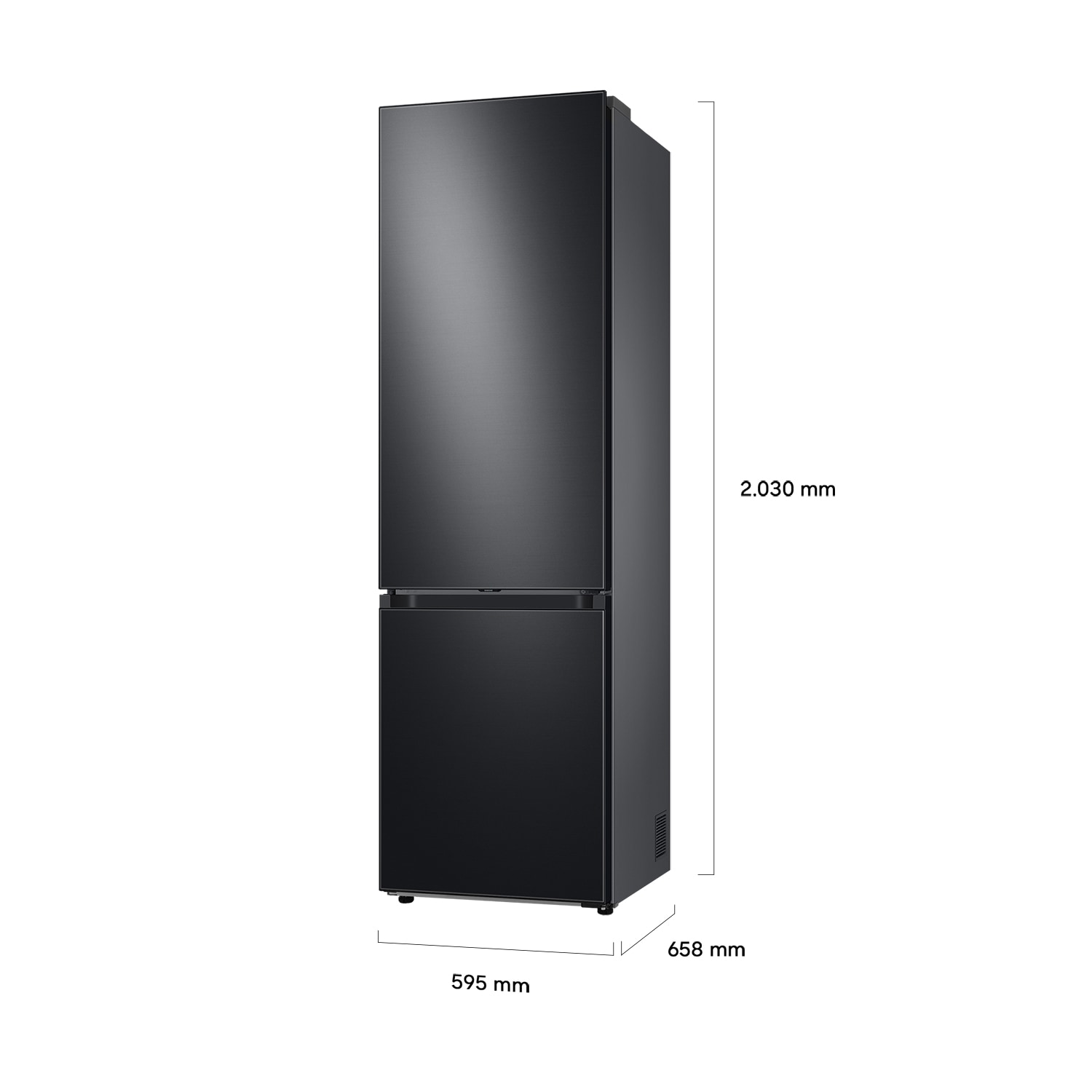 Frigorífico Combi Bespoke AI 203cm 387L Clase A Grafito RB38C7B6AB1/EF Grafito