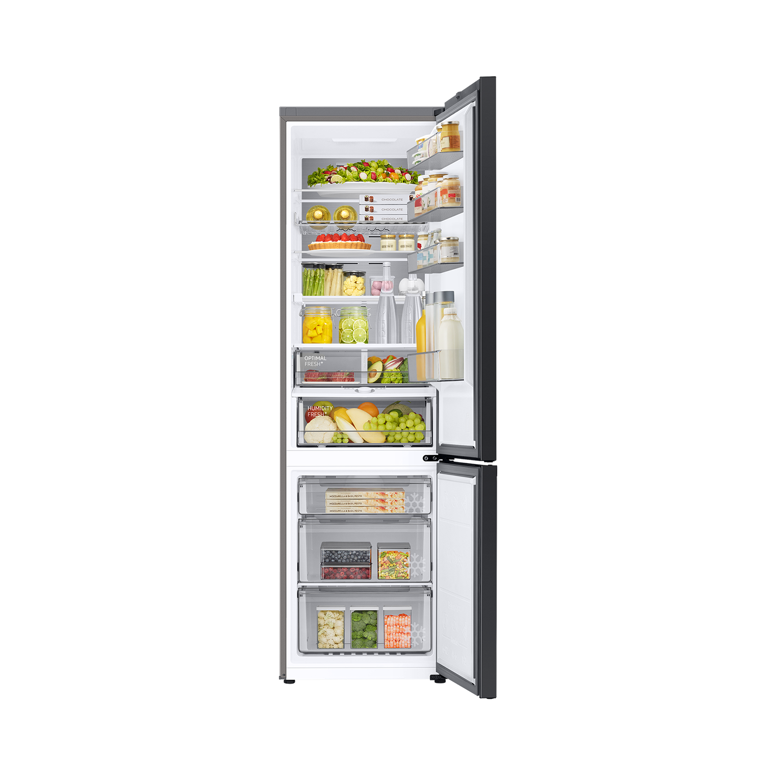 Frigorífico Combi Bespoke AI 203cm 387L Clase A Grafito RB38C7B6AB1/EF Grafito