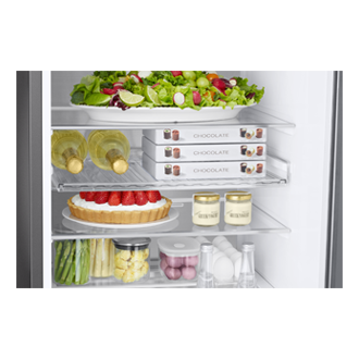 Frigorífico Combi Bespoke AI 203cm 387L Clase A Grafito RB38C7B6AB1/EF Detail-Wine-Shelf Black 