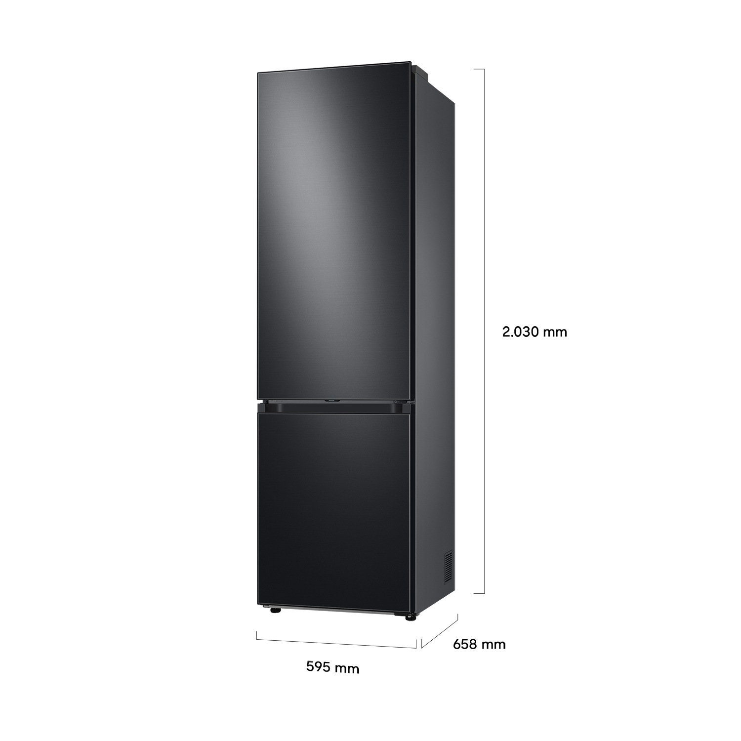 Frigorífico Combi Bespoke AI 203cm 387L Clase A Grafito RB38C7B6AB1/EF Grafito