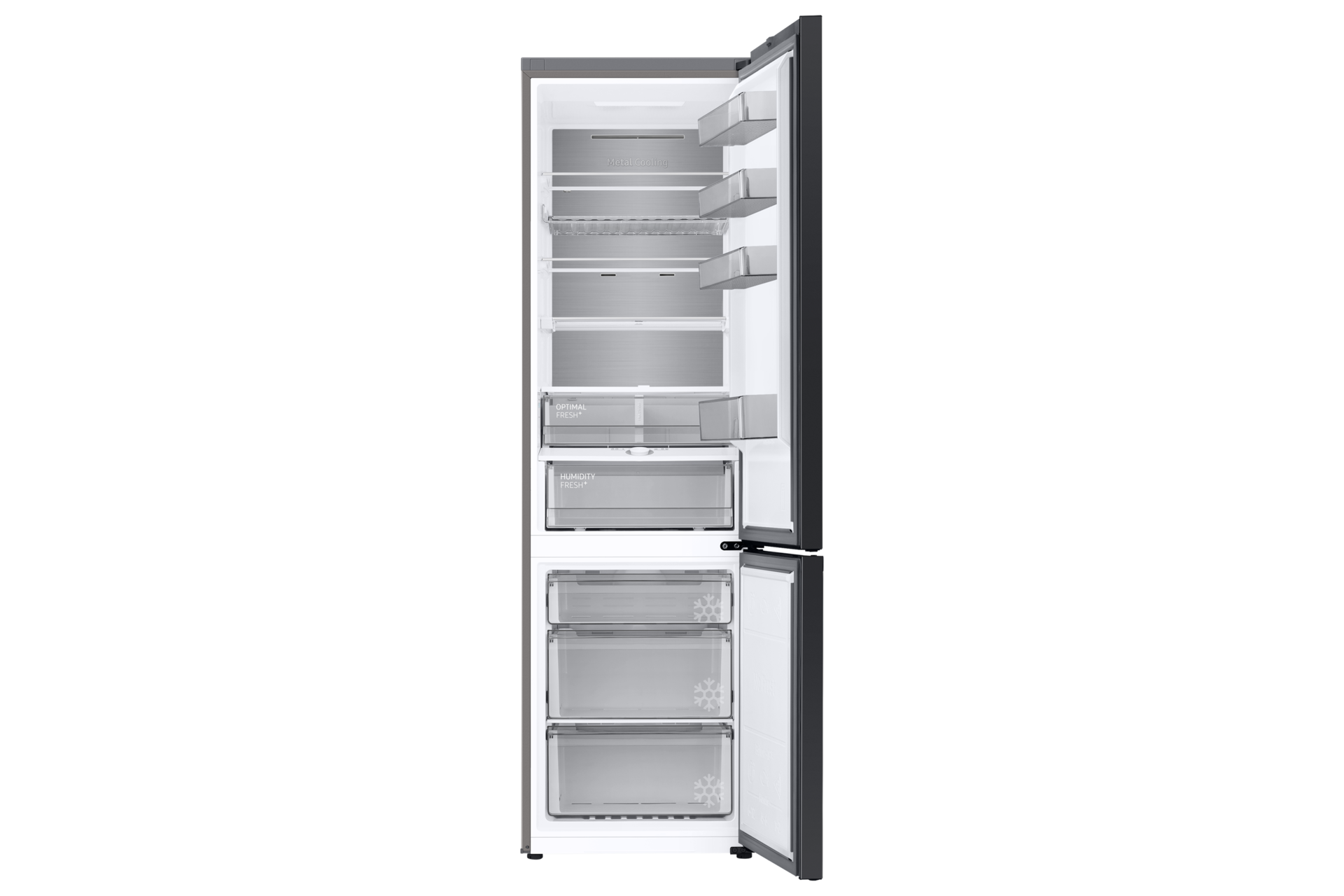 Frigorífico Combi Bespoke AI 203cm 387L Clase A Inox RB38C7B6AS9/EF Inox