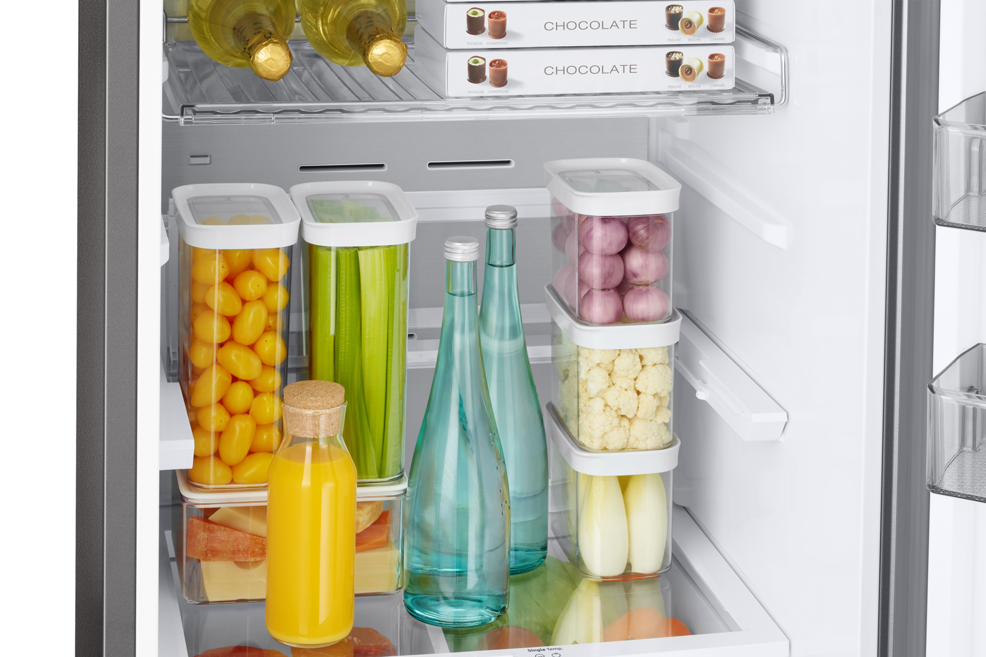 Frigorífico Combi Bespoke AI 203cm 387L Clase A Inox RB38C7B6AS9/EF Inox