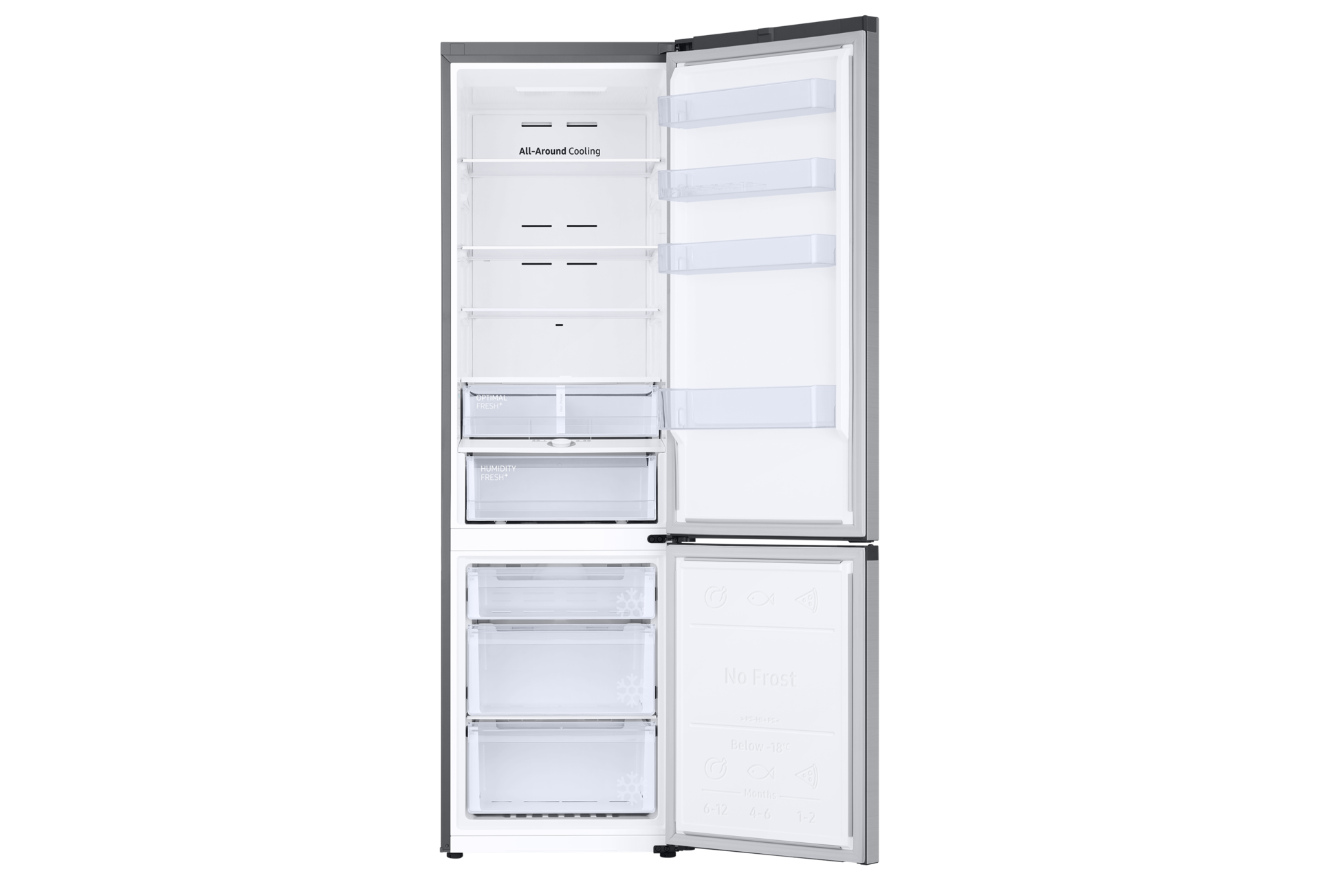Frigorífico Combi 390L Inox 2M Clasificación Energética D RB38T603DSA Inox