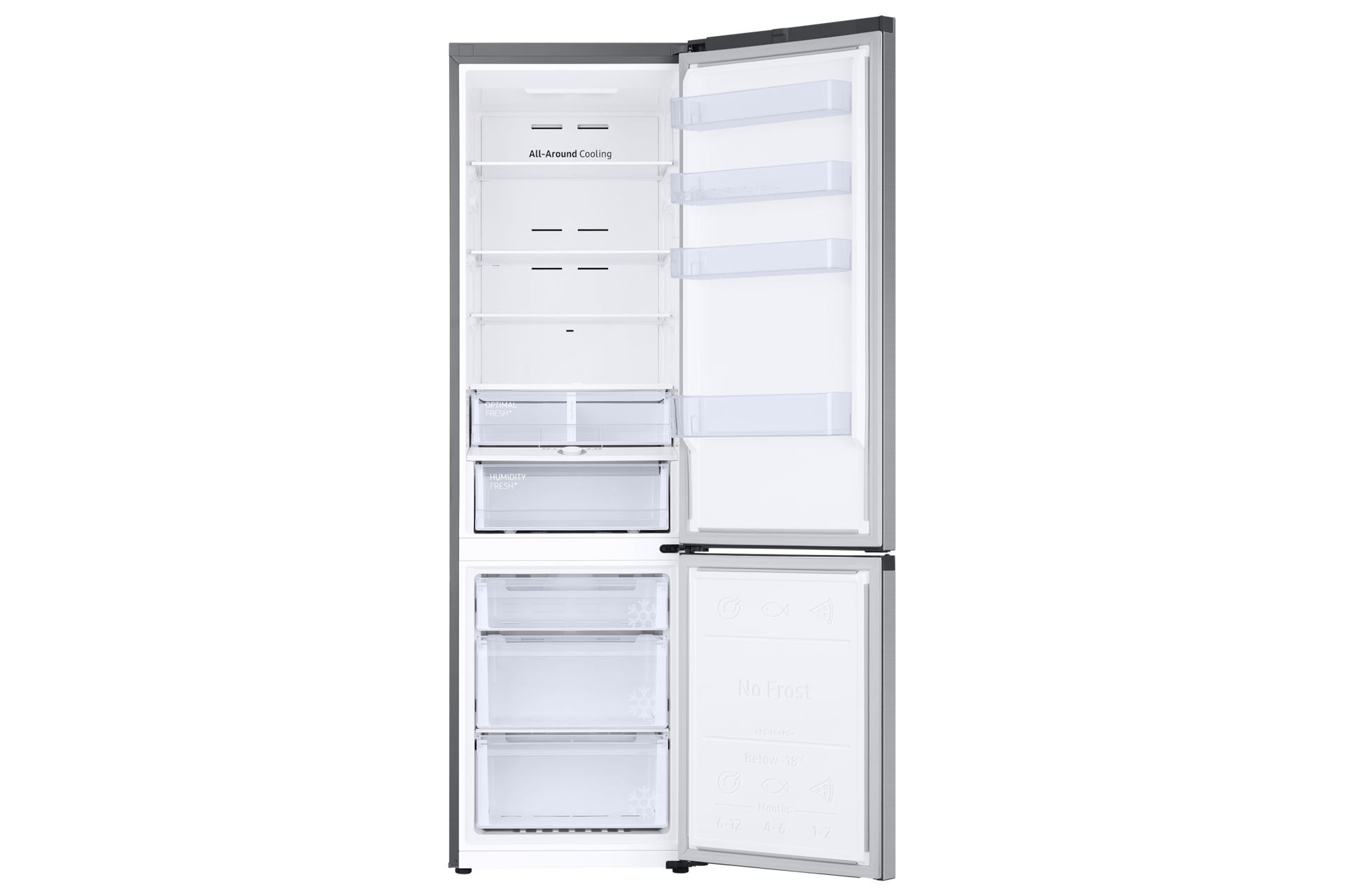 Frigorífico Combi 390L Inox 2M Clasificación Energética D RB38T603DSA Inox