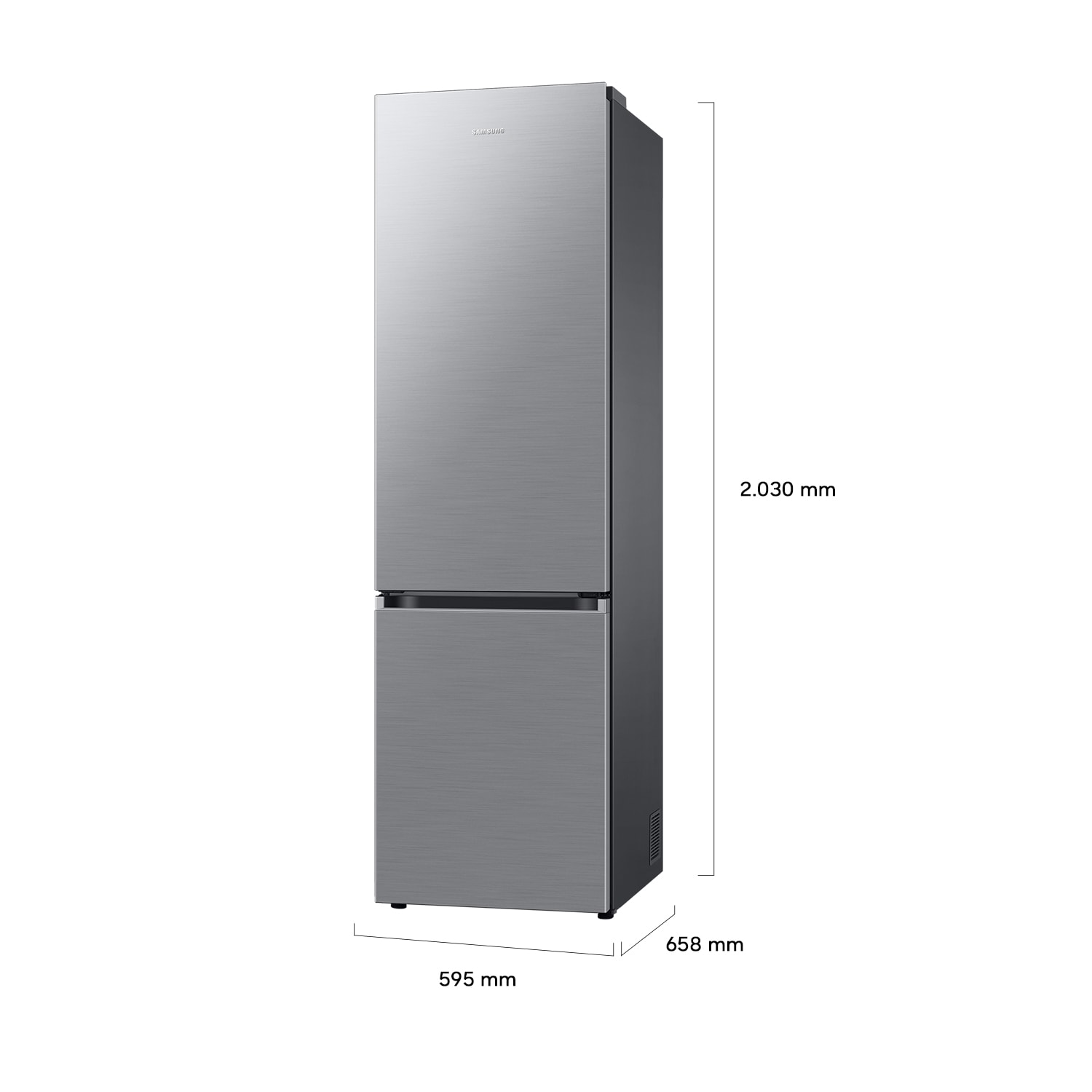 Frigorífico Combi 387L Silver 2M con Twin Cooling Plus™ RB38T607BS9 Silver