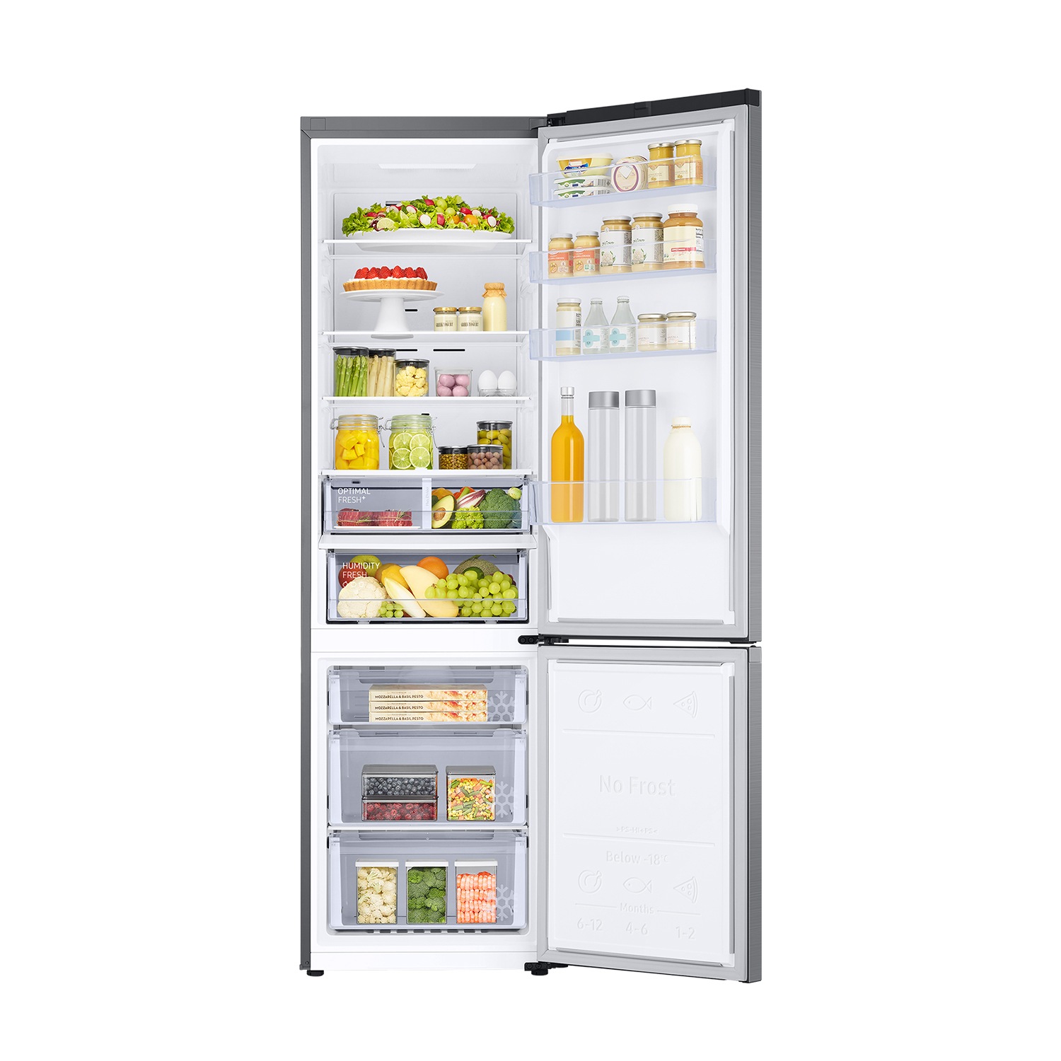 Frigorífico Combi 387L Silver 2M con Twin Cooling Plus™ RB38T607BS9 Silver