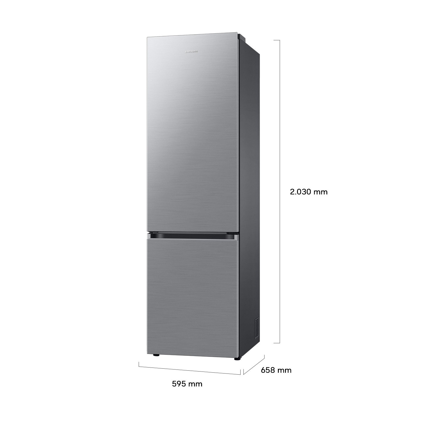 Frigorífico Combi 387L Silver 2M con Twin Cooling Plus™ RB38T607BS9 Silver