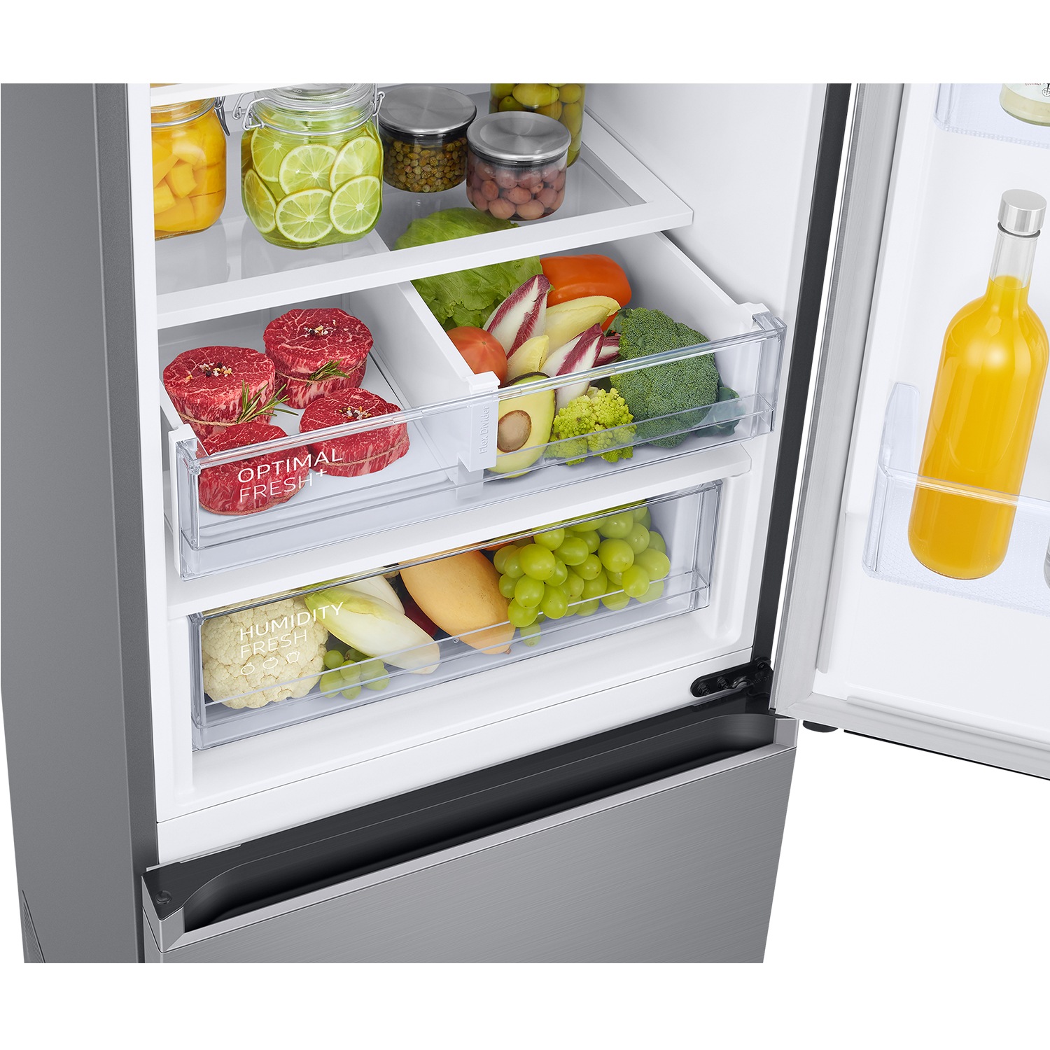 Frigorífico Combi 387L Silver 2M con Twin Cooling Plus™ RB38T607BS9 Silver