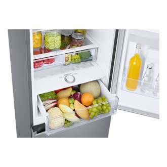 Frigorífico Combi 386L Inox 2M Clasificación Energética D RB38T655DS9 Detail-2Temp-Zone3 Silver 
