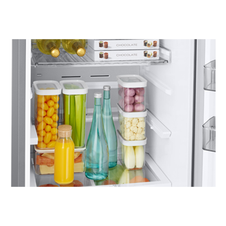 Frigorífico Combi 2m 390L Inox RB38T776DS9/EF Detail-2Step-Foldable-Shelf Silver 