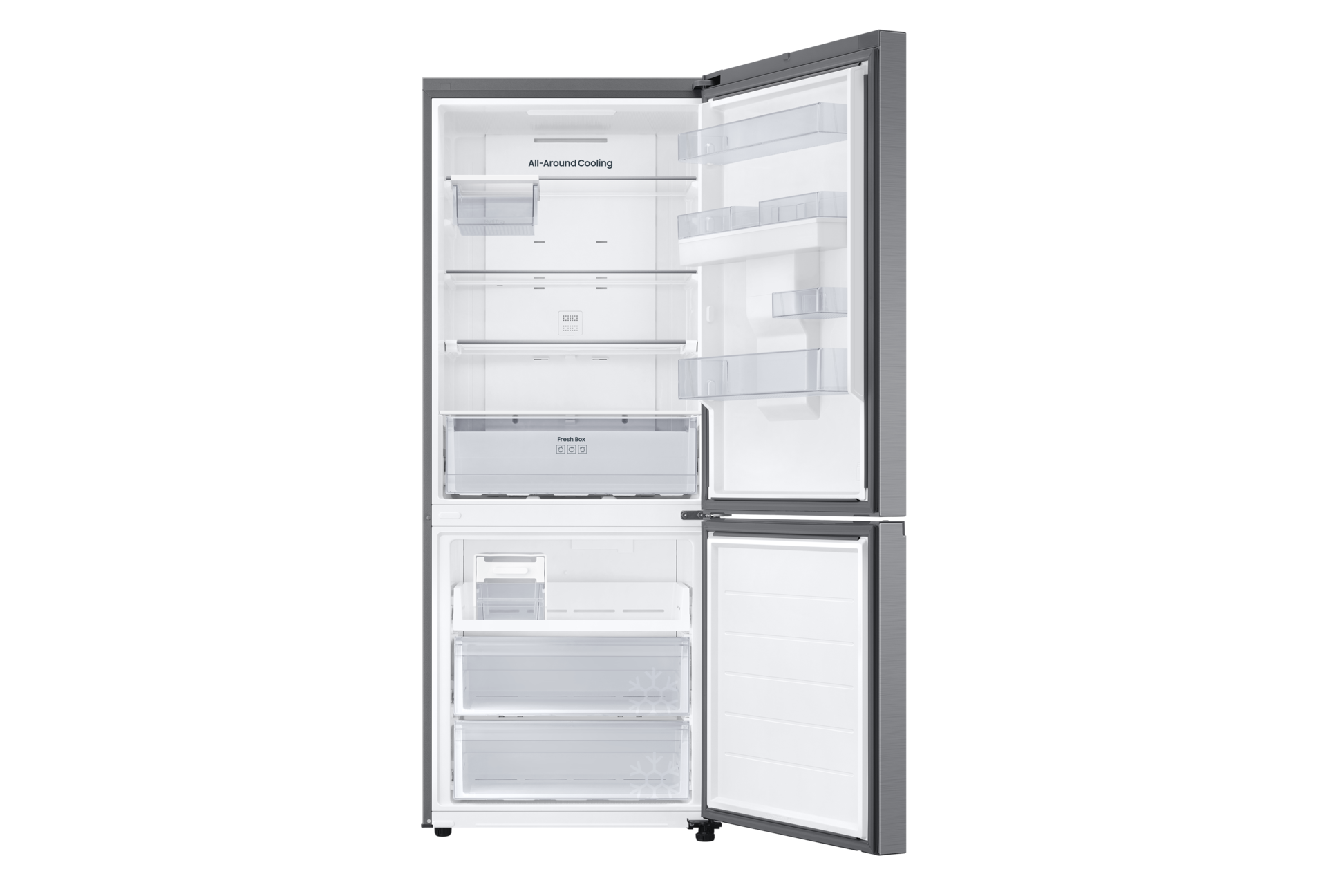 Frigorífico Combi Bespoke AI 192cm 505L Clase E Inox RB50DG632ES9EF Front-Open Refined Inox 