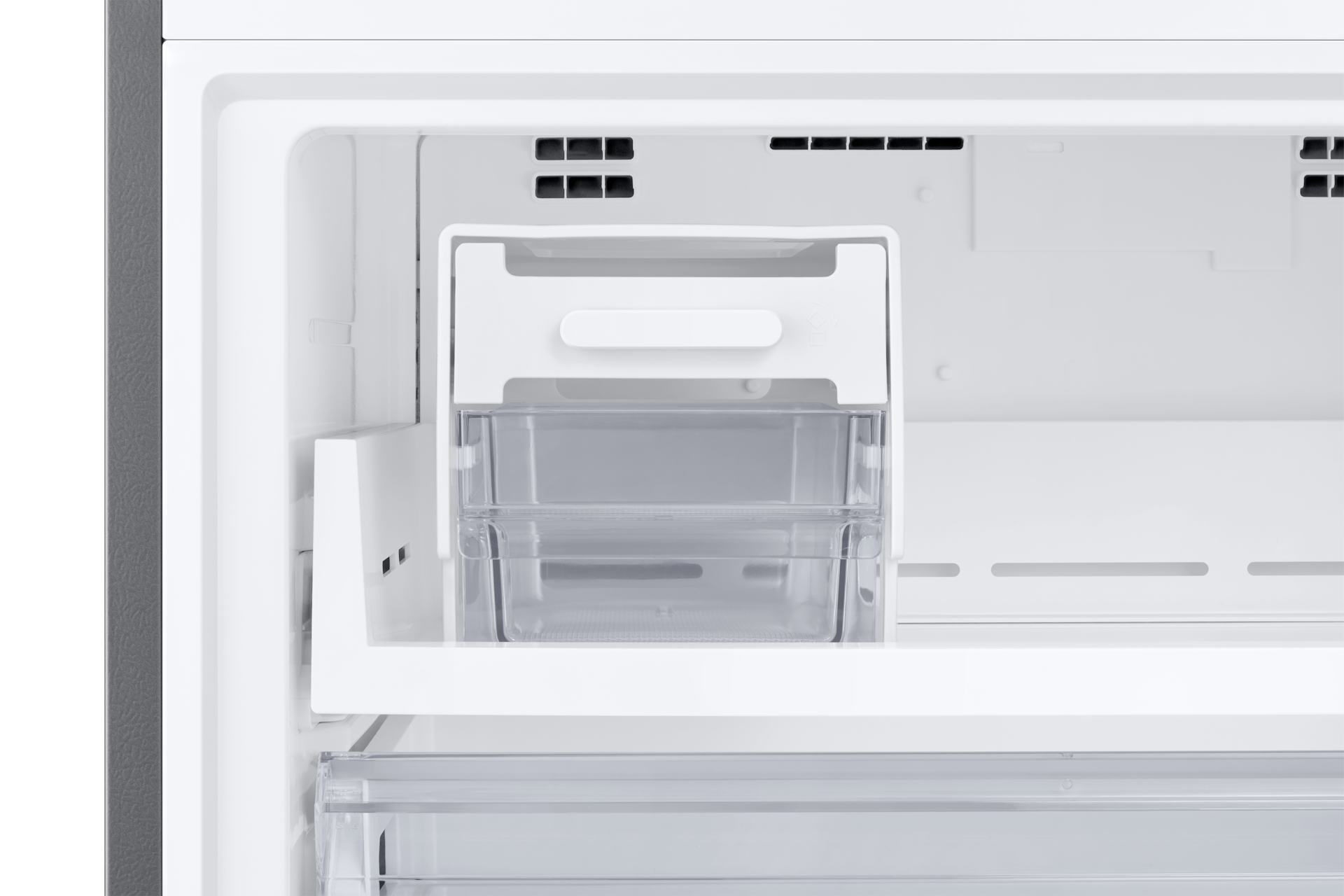 Frigorífico Combi Bespoke AI 192cm 505L Clase E Inox RB50DG632ES9EF Detail-Moveable-Ice-Maker Refined Inox 