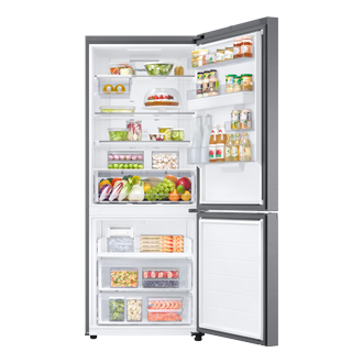Frigorífico Combi Bespoke AI 192cm 505L Clase E Inox RB50DG632ES9EF Front-Open-With-Food Refined Inox 