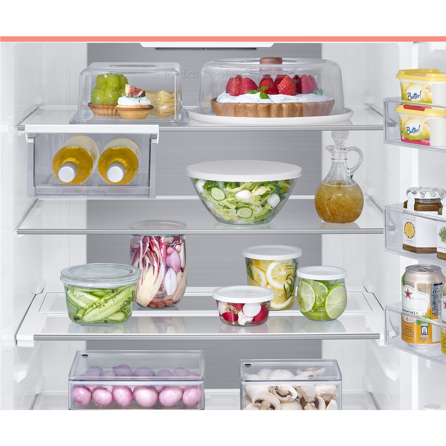 Frigorífico Combi Bespoke AI 203cm 538L Clase A Inox RB53DG706AS9/EF Refined Inox