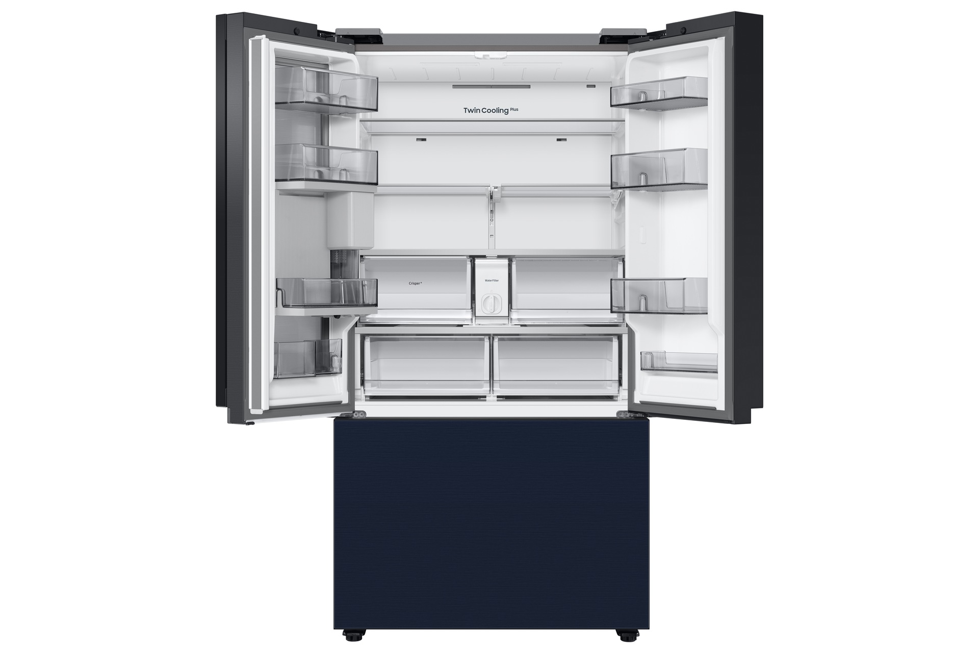 Frigorífico Bespoke French Door 3 Puertas Clasificación Energética E RF24BB660E2MES Stainless Steel