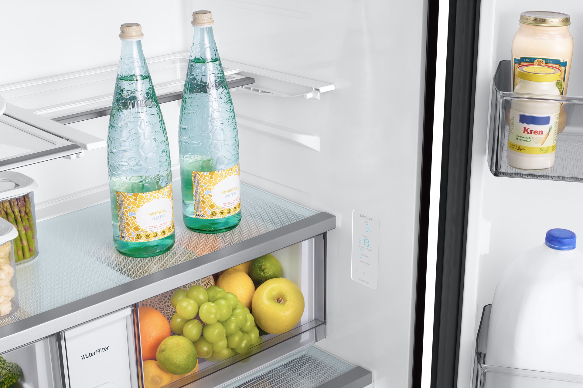 Frigorífico Bespoke French Door 3 Puertas Clasificación Energética E RF24BB660E2MES Stainless Steel