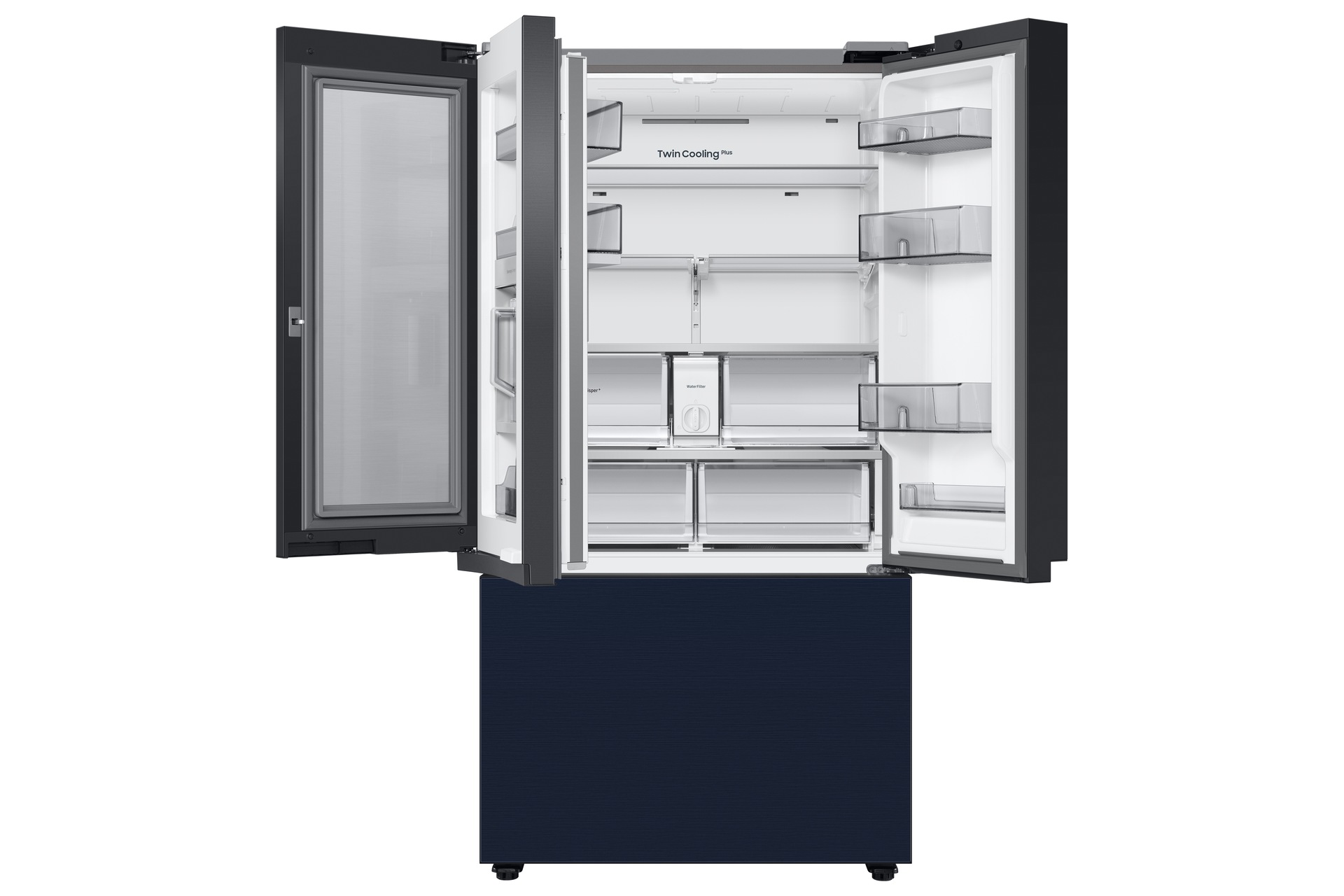 Frigorífico Bespoke French Door 3 Puertas Clasificación Energética E RF24BB660E2MES Stainless Steel