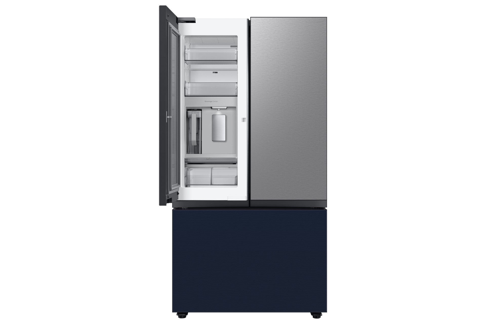 Frigorífico Bespoke French Door 3 Puertas Clasificación Energética E RF24BB660E2MES Stainless Steel