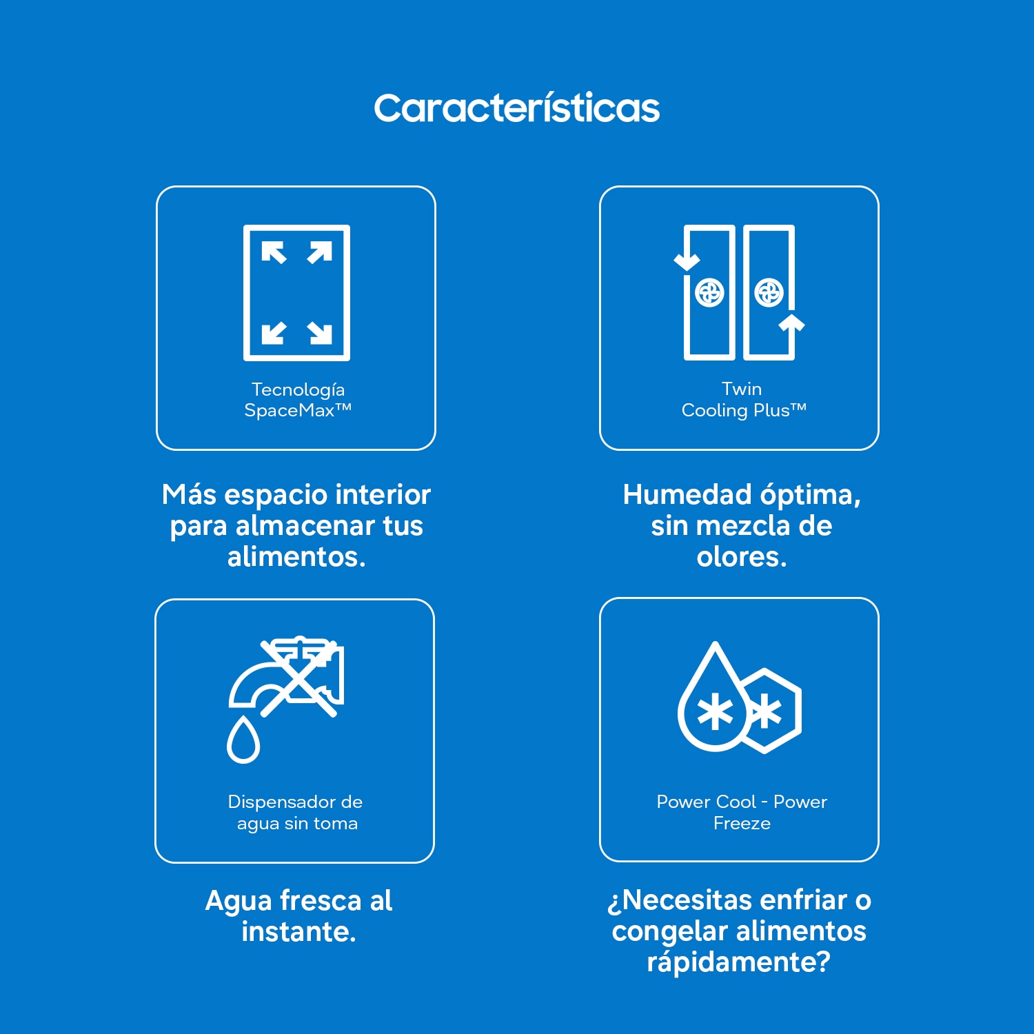 Frigorífico French Door Inox 488L, Twin Cooling Plus, Clasificación Energética E Gray