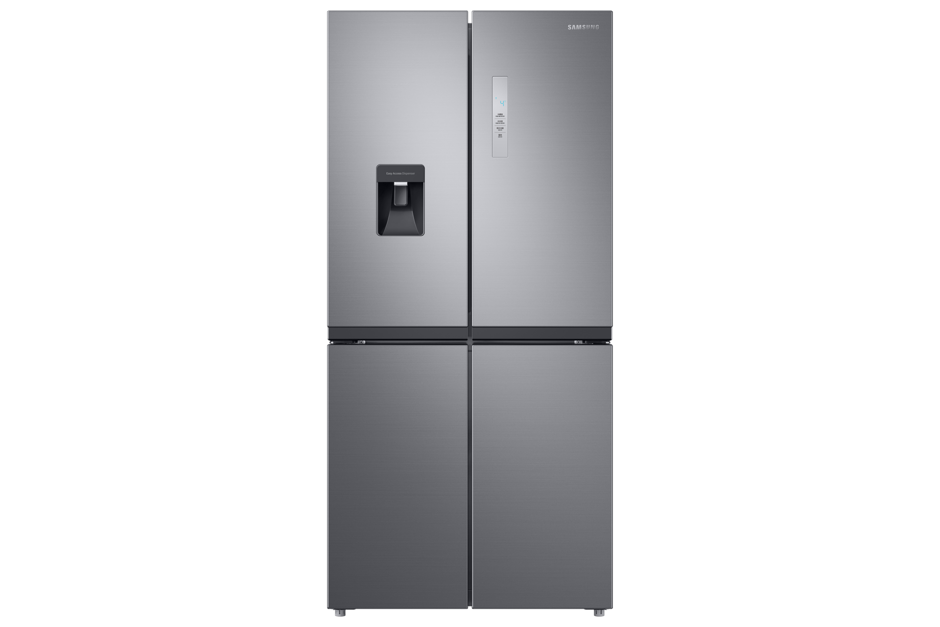 Frigorífico French Door Inox 488L, Twin Cooling Plus, Clasificación Energética E Gray