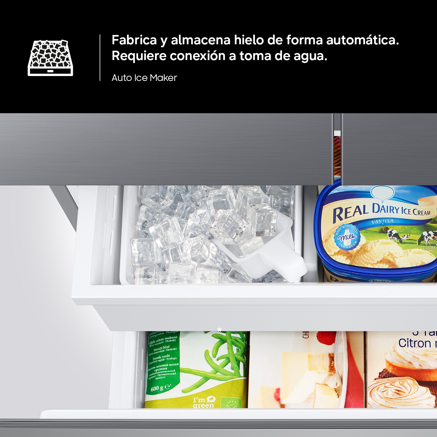 Frigorífico French Door AI 495L RF50C530ES9/EF Gris