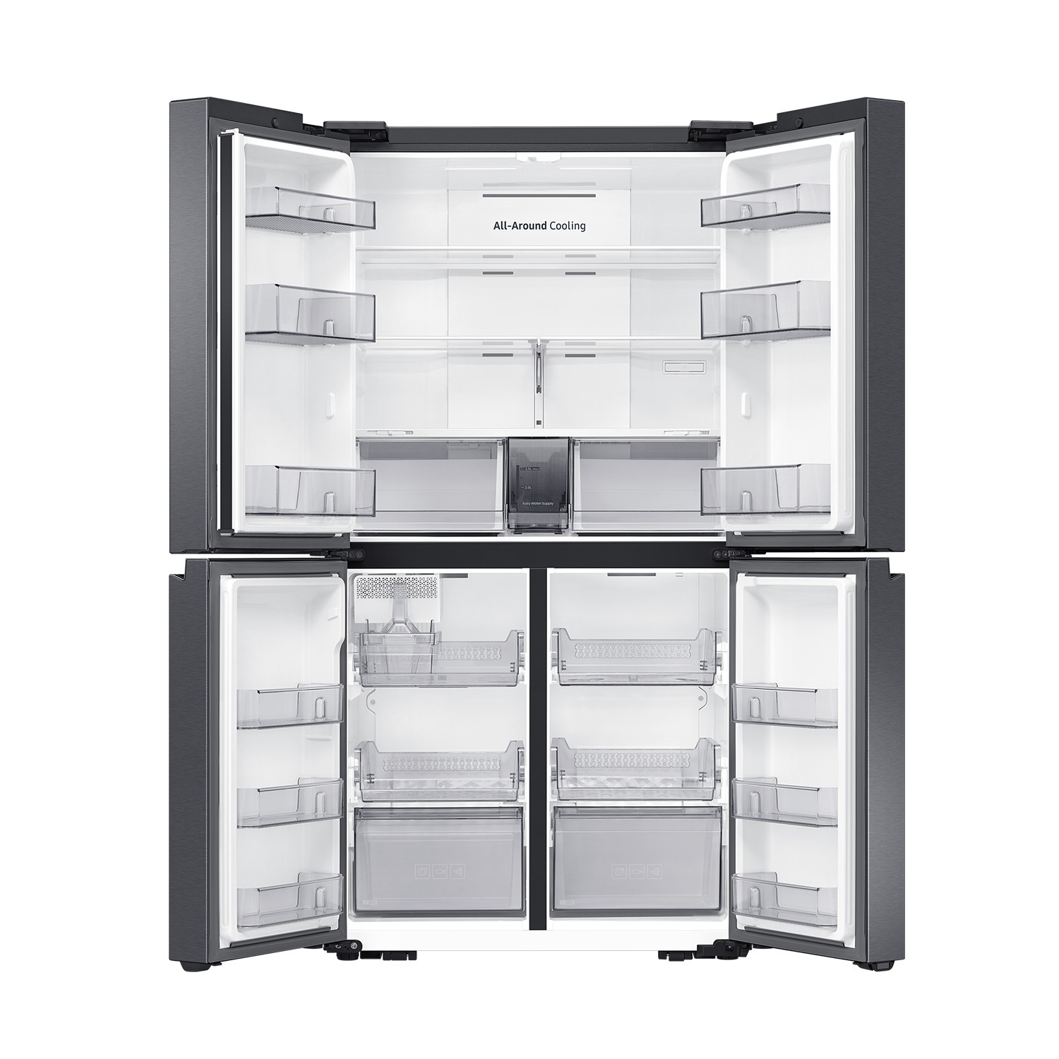 Frigorífico French Door Grafito 4 Puertas 649L y Smart AI - RF59C700EB1/ES Black