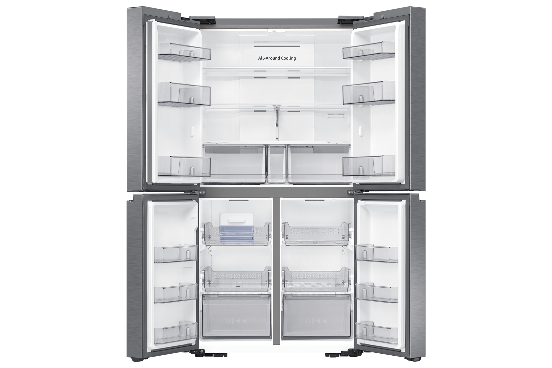 Frigorífico French Door 178cm 649L Clase E Inox RF59C70TES9/ES Front-Open-Without-Food Silver 