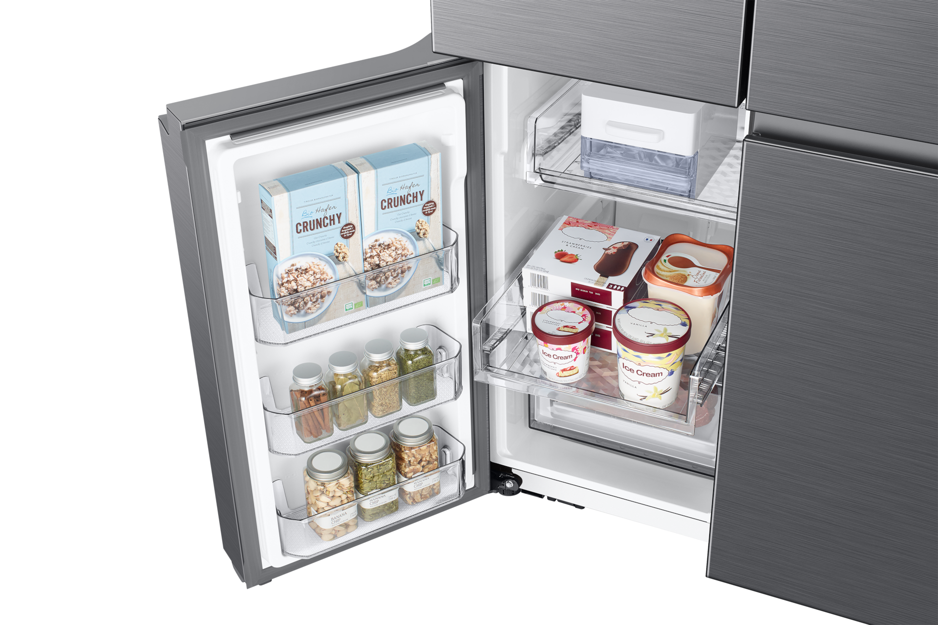 Frigorífico French Door 178cm 649L Clase E Inox RF59C70TES9/ES Freezer-Sliding-Shelf-Detail Silver 