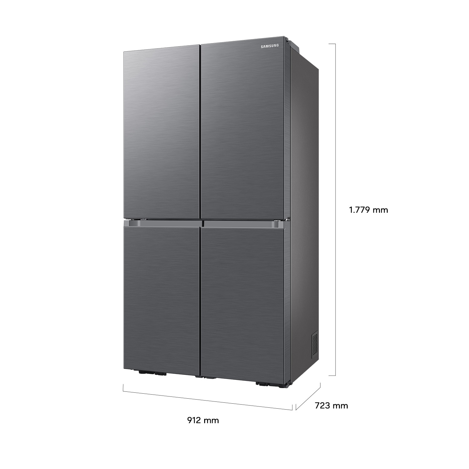 Frigorífico French Door 178cm 649L Clase E Inox RF59C70TES9/ES Inox 