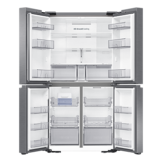 Frigorífico French Door 178cm 649L Clase E Inox RF59C70TES9/ES Front-Open-Without-Food Silver 