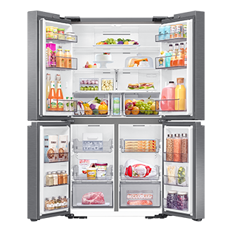 Frigorífico French Door 178cm 649L Clase E Inox RF59C70TES9/ES Front-Open-With-Food Silver 
