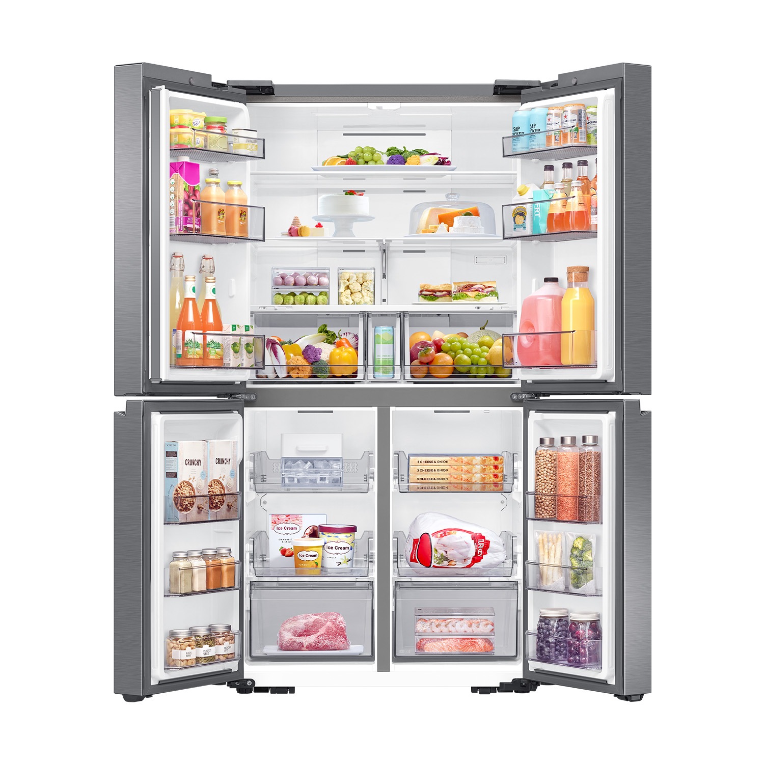 Frigorífico French Door 178cm 649L Clase E Inox RF59C70TES9/ES Inox 