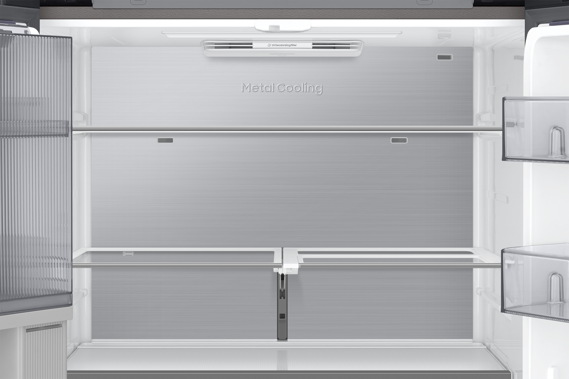 Frigorífico French Door Bespoke AI 185cm 645L Clase E Negro RF65DB970E22EF Clean Black