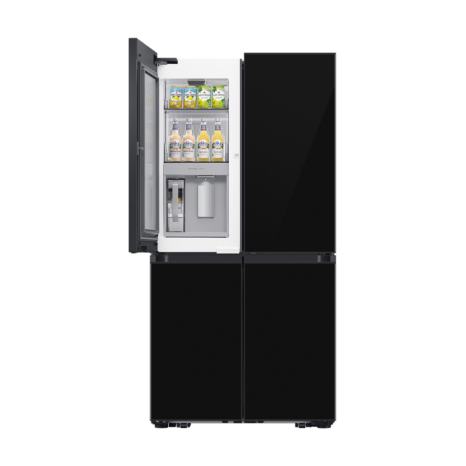 Frigorífico French Door Bespoke AI 185cm 645L Clase E Negro RF65DB970E22EF Clean Black