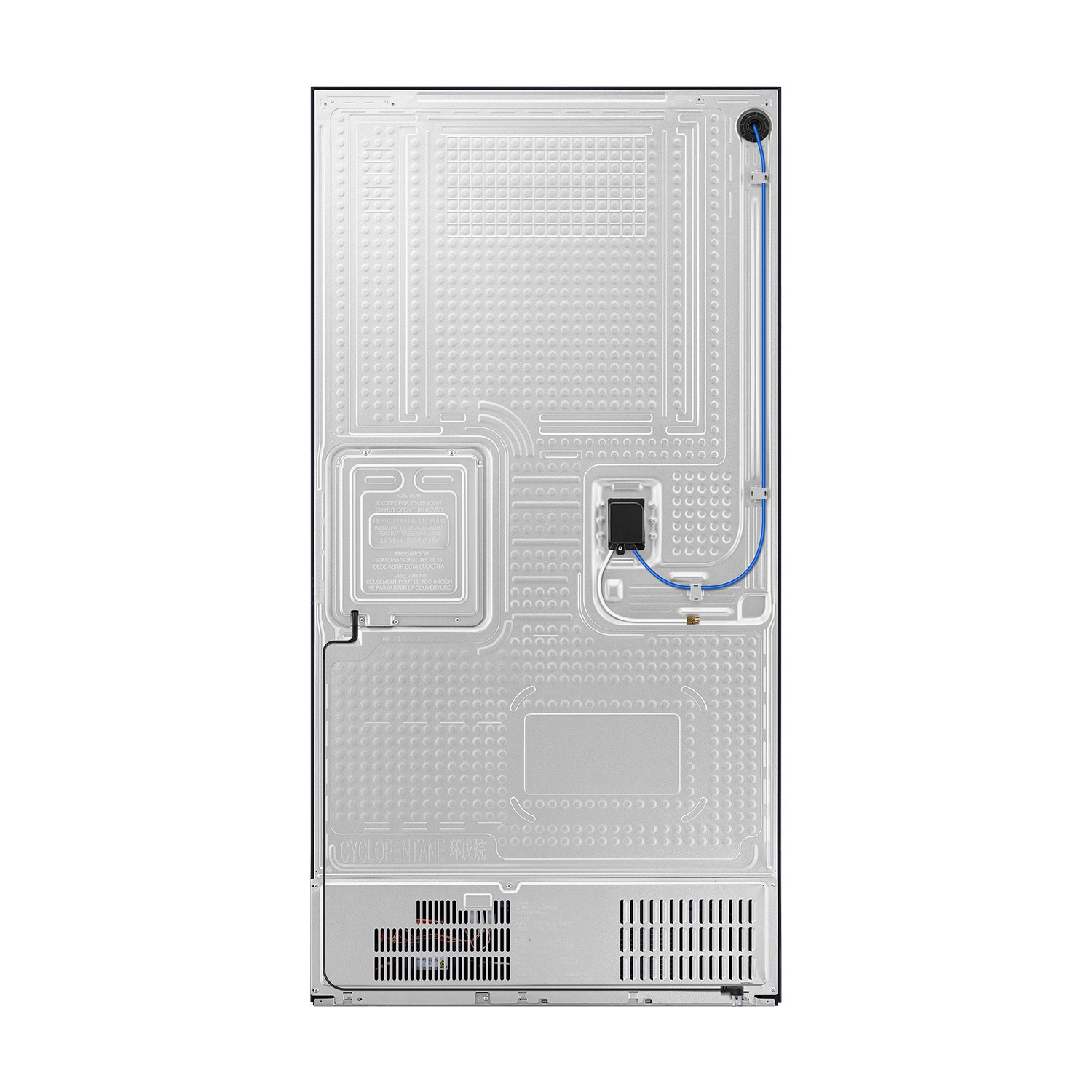 Frigorífico French Door Bespoke AI 185cm 645L Clase E Negro RF65DB970E22EF Clean Black