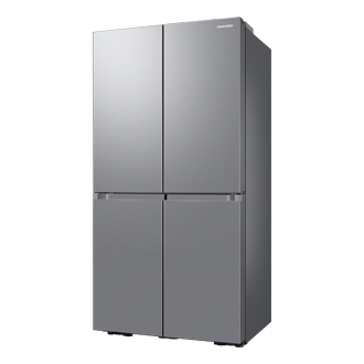 Frigorífico French Door Bespoke AI 183cm 646L Clase E Plata RF65DG960ESR/EF R-Perspective Silver 