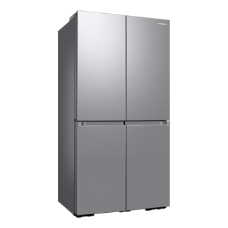 Frigorífico French Door Bespoke AI 183cm 646L Clase E Plata RF65DG960ESR/EF L-Perspective Silver 