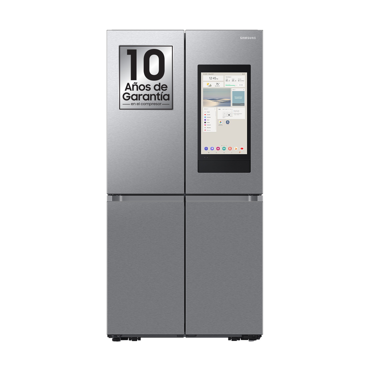 Frigorífico French Door Bespoke AI 183cm 636L Clase E Plata RF65DG9H0ESR/EF Silver