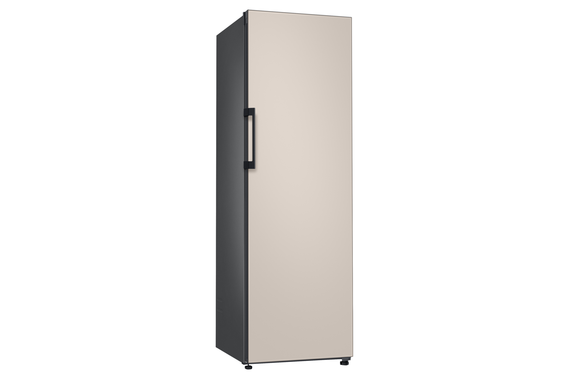 Frigorífico Bespoke Twin Satin Beige 387L - RR39A746339 L-Perspective Beige Wood 