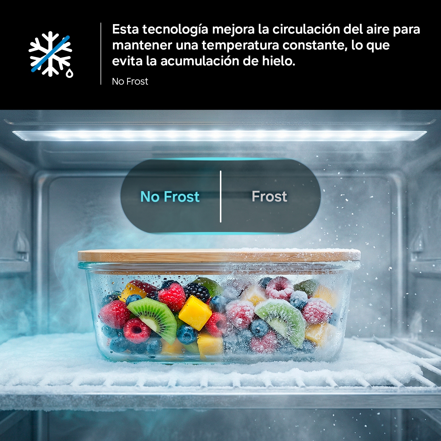 Frigorífico 1 Puerta 186cm 387L Clase E Inox RR40H39GETEF Inox