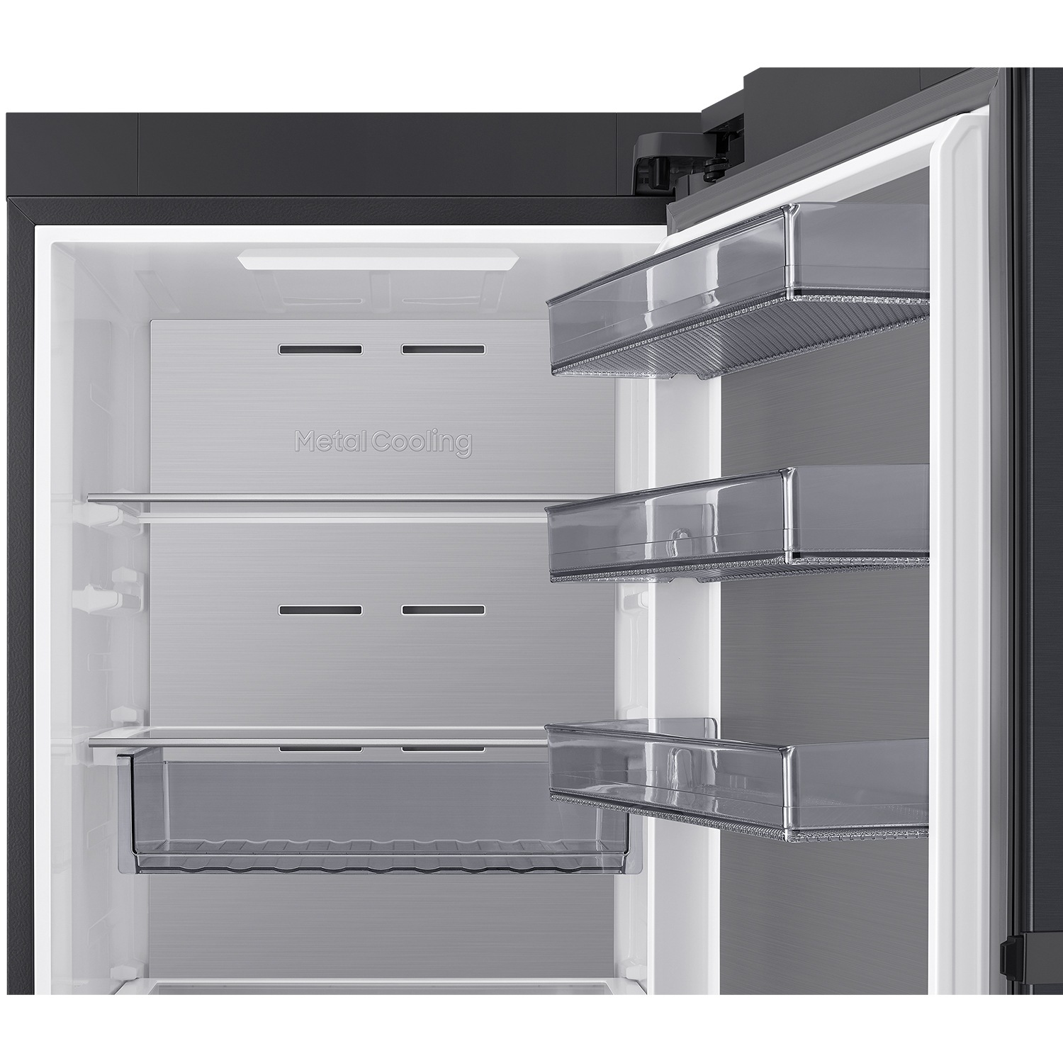 Frigorífico 1 Puerta Bespoke AI 186cm 387L Clase D Grafito RR70H39CDFEF ​ ​ Grafito